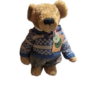 Boyds Bears Tyler Archive Collection Sweater Pants Bow Tie Articulated 13" NWOT